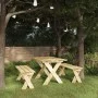 Gartenbank aus imprägniertem Kiefernholz, 110 cm von vidaXL, Gartenbänke - Ref: Foro24-318421, Preis: 65,32 €, Rabatt: %