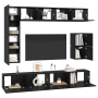 Conjunto de mueble de TV con estante Otro con almacenamiento 8