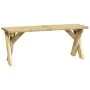 Banco de jardín de madera de pino impregnada 110 cm de vidaXL, Bancos de jardín - Ref: Foro24-318421, Precio: 65,32 €, Descue...