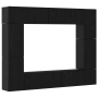 Conjunto de mueble de TV 8 pcs Roble negro 80 x 30 x 30.5 cm