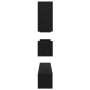 Conjunto de mueble de TV 8 pcs Roble negro 100 x 30 x 30 cm