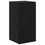 Conjunto de mueble de TV 8 pcs Roble negro 80 x 30 x 30.5 cm