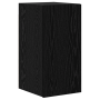 Mueble de TV de Pared 6 pcs Roble negro Madera contrachapada
