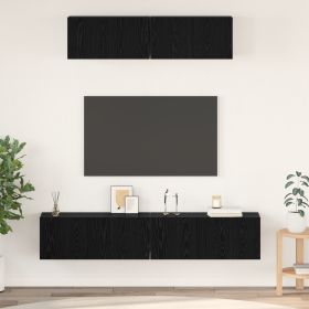Mueble de TV de Pared Otro con almacenamiento con puerta 4 pcs