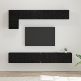 Conjunto de mueble de TV con estante con almacenamiento con