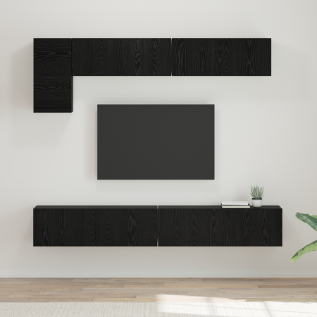 Conjunto de mueble de TV con estante con almacenamiento con