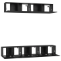 Conjunto de mueble de TV con estante con almacenamiento con