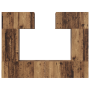 Conjunto de mueble de TV 6 pcs Madera antigua 80 x 30 x 30 cm