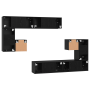 Conjunto de mueble de TV con almacenamiento con puerta 8 pcs