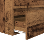 Juego de muebles de baño 3 pcs Madera antigua 60 x 38.5 x 45 cm