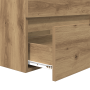 Juego de muebles de baño 3 pcs Roble negro 60 x 38.5 x 45 cm