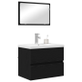 Juego de muebles de baño 3 pcs Roble artisan 60 x 38.5 x 45 cm