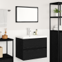 Juego de muebles de baño 3 pcs Roble artisan 60 x 38.5 x 45 cm