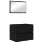 Juego de muebles de baño 3 pcs Roble artisan 60 x 38.5 x 45 cm