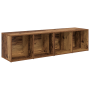 Conjunto de mueble de TV 2 pcs Madera Vieja 37 x 35 x 107 cm