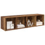 Conjunto de mueble de TV 2 pcs Madera Vieja 37 x 35 x 107 cm