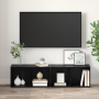 Conjunto de mueble de TV 2 pcs Roble Negro 37 x 35 x 107 cm
