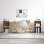 Conjunto de mueble de TV 2 pcs Roble artesanal 37 x 35 x 107 cm