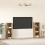 Conjunto de mueble de TV 2 pcs Roble artesanal 107 x 35 x 37 cm