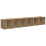 Conjunto de mueble de TV 2 pcs Roble artesanal 37 x 35 x 107 cm