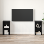 Conjunto de mueble de TV 2 pcs Roble negro 72 x 35 x 36.5 cm