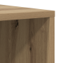 Conjunto de mueble de TV con estante 2 pcs Roble artesanal