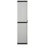 Garden cabinet with 3 shelves gray and black 68x40x168 cm by vidaXL, Lockers and storage cabinets - Ref: Foro24-340984, Price...