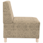 Sofá Sillón 2 pcs Gris Claro 55 cm Cuero de ante sintético