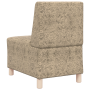 Sofá Sillón 2 pcs Gris Claro 55 cm Cuero de ante sintético