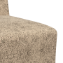 Sofá Sillón 2 pcs Gris Claro 55 cm Cuero de ante sintético