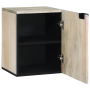 Mueble de lavabo con estante con almacenamiento con puerta