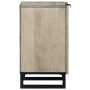 Gabinete de Baño con estante Marrón, Negro 38 x 33.5 x 58 cm