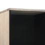 Gabinete de Baño con cajón con estante Marrón, Negro 38 x 33.5