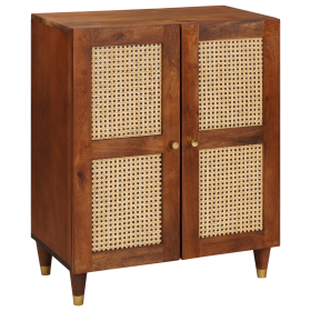 Vitrina Marrón 60 x 33 x 75 cm Madera de mango maciza