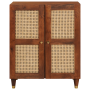 Vitrina Marrón 60 x 33 x 75 cm Madera de mango maciza