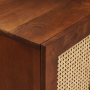Vitrina Marrón 60 x 33 x 75 cm Madera de mango maciza