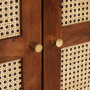 Vitrina Marrón 60 x 33 x 75 cm Madera de mango maciza