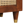 Vitrina Marrón 60 x 33 x 75 cm Madera de mango maciza