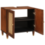 Mueble de lavabo con estante con almacenamiento con puerta