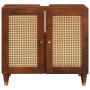 Mueble de lavabo con estante con almacenamiento con puerta