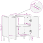 Mueble de lavabo con estante con almacenamiento con puerta