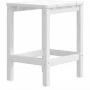 Adirondack-Gartenstuhl mit Fußstütze und weißem HDPE-Tisch von vidaXL, Gartenstühle - Ref: Foro24-3095708, Preis: 226,74 €, R...