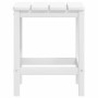 Silla de jardín Adirondack con reposapiés y mesa HDPE blanco by vidaXL, Garden chairs - Ref: Foro24-3095708, Price: 262,98 €,...