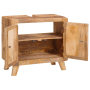 Gabinete de Baño Madera de mango maciza, Madera ingenierizada