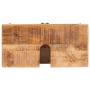 Gabinete de Baño Madera de mango maciza, Madera ingenierizada