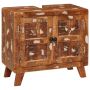 Gabinete de Baño Madera de mango maciza, Madera ingenierizada