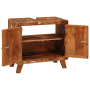 Gabinete de Baño Madera de mango maciza, Madera ingenierizada