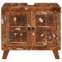 Gabinete de Baño Madera de mango maciza, Madera ingenierizada