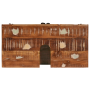Gabinete de Baño Madera de mango maciza, Madera ingenierizada