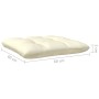 2-Sitzer Gartensofa mit Kissen massivem cremefarbenem Kiefernholz von vidaXL, Outdoor-Sofas - Ref: Foro24-3095992, Preis: 152...